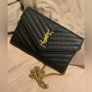 YSL Black Monogram Bag